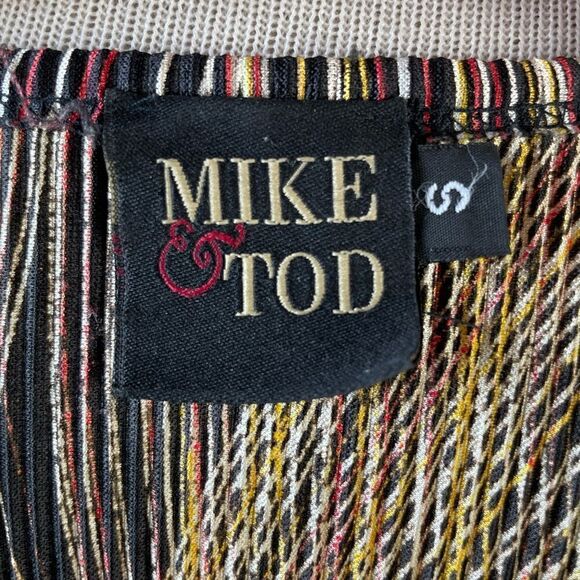 Mike & Tod Pleated Blouse Top Size S EUC - Picture 7 of 7